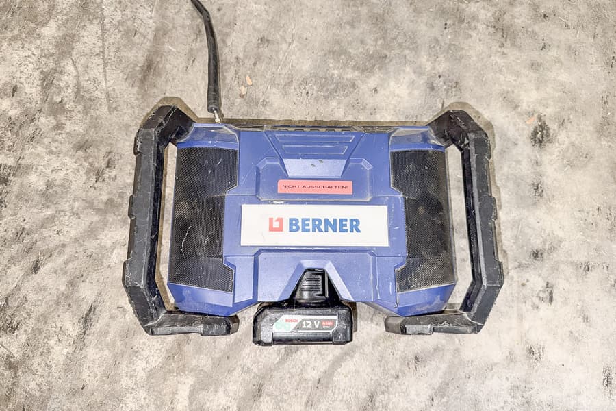 Akkubaustellen Radio Berner BACR 10,8 V
